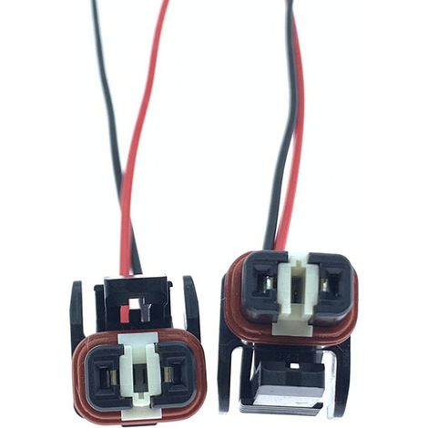 Compatible with horn, hood lock switch, and sensor connector for Hyundai Kia K2, K3, K5, Elantra, Sonata, Mistra, etc. -- JB2132-2P