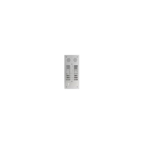 Plaque a.v alu 6mm 2r 16bp URMET 7772/16 (1/2)