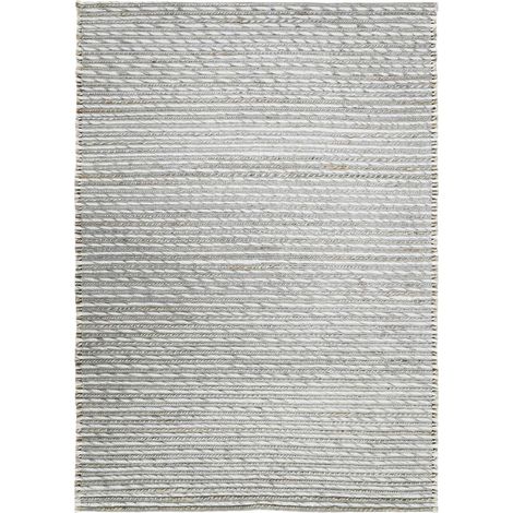 Tapis berbère en laine, jute et coton tressé naturel 160x230 – Épaisseur 10mm – Fabrication artisanale – Entretien facile – Thedecofactory (1/5)