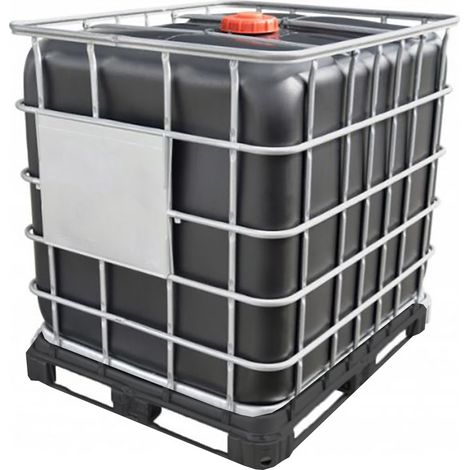 Cuve de récupération d'eau de pluie 1000L – Grillage opaque noir – Polyéthylène haute densité – Résistante aux chocs et aux UV – Dare Win Store