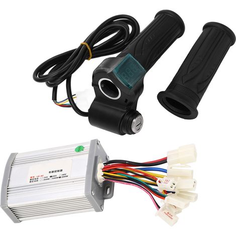 Kit de contrôleur de moteur de vélo, 36V 800W, affichage de la puissance d'accélération, contrôleur de moteur sans balais stable, adapté aux modifications DIY. (1/5)