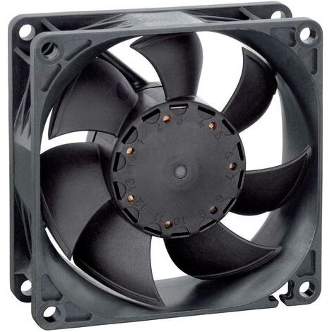 Ventilateur axial EBM Papst 8452/2 HHP 9292507012 12 V/DC 82 m³/h (L x l x H) 25 x 80 x 80 mm 1 pc(s (1/2)