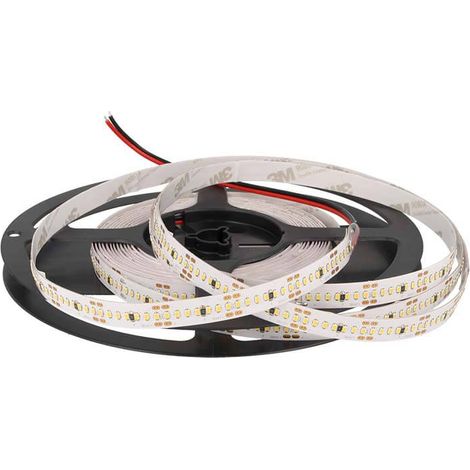 24V Bobina Striscia Led 22W/M CRI 90 Bianco Caldo 3000K 1400 Smd 2216 5 Metri (1/2)