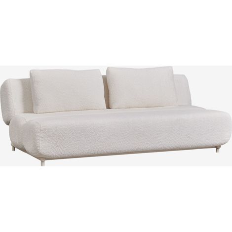 Divano letto 3 posti in tessuto bouclé Miami SKLUM            