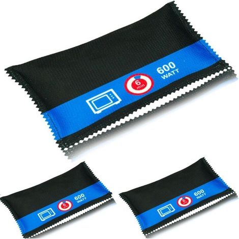 Déshumidificateur Voiture, Lot de 3, réutilisable, absorbeur humidité Camion, Anti-buée, à sécher, Noir - Bleu (1/5)