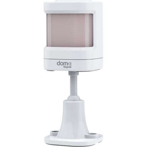 Beghelli - Sensore Movimento WiFi Dom-e, Rilevatore Volumetrico Esterno/Interno, Allarme Casa Senza Fili e Domotica Intelligente,Portata 100m, Angolo 110°, App Funzioni, Accessorio per Centrale 60103 (1/4)