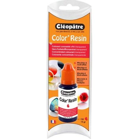 Cléopâtre - Pigment colorant Color'Resin Rouge (1/3)