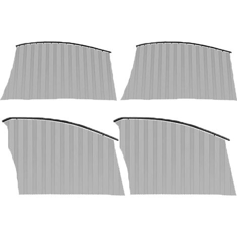 Stores magnétiques pour fenêtre de voiture - Stores magnétiques pour fenêtre de voiture - Protection solaire magnétique pour fenêtre latérale de voiture - Roadtrip, stores pliables pour bloquer les (1/5)