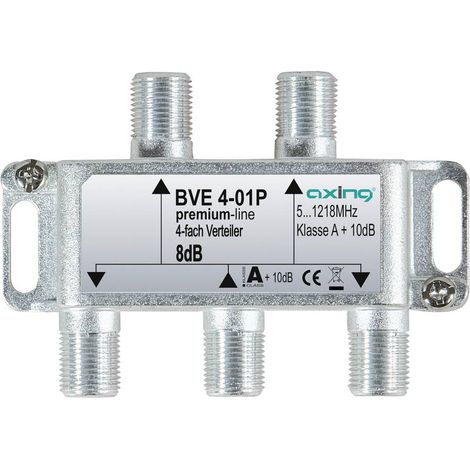 Axing Distributore TV via cavo 4 vie 5 - 1218 MHz