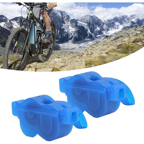 Lot de 2 nettoyeurs de chaîne de vélo/nettoyeur de VTT/réparateur de chaîne de vélo (1/5)