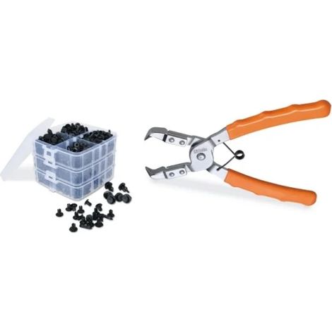 Beta 1478/K3 Kit de deux pinces pour chevilles et clips 625 pièces (1/5)