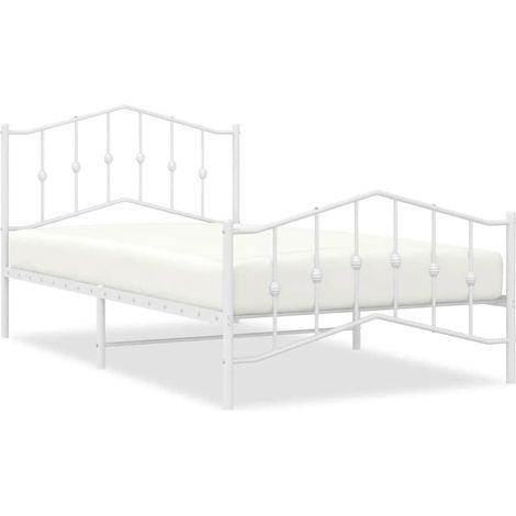Maison Exclusive - Estructura cama sin colchón con estribo metal (1/5)