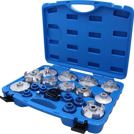 BRILLIANT TOOLS Juego de llaves para filtro de aceite 19 pzs - BT711010 (1/5)