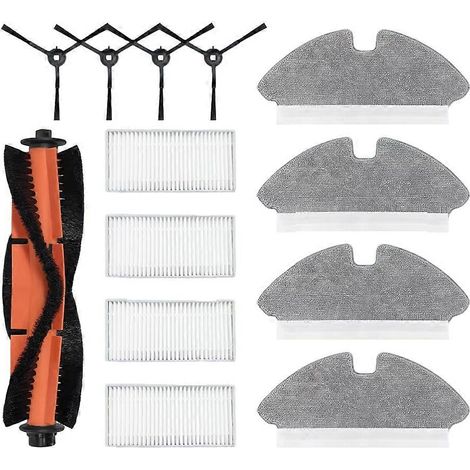Pour Dreame Mova M1 / Trouver M1 / ROPO Laser Slim / Kewbily DL30 Pro Main Side Brosse Filtre Serpillière Accessoires (1/5)