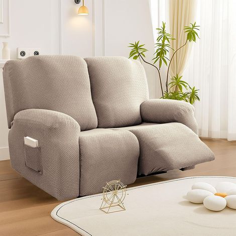 Set of 6 Relax Armchair Covers, 2-Seater Sofa Cover (1/5)