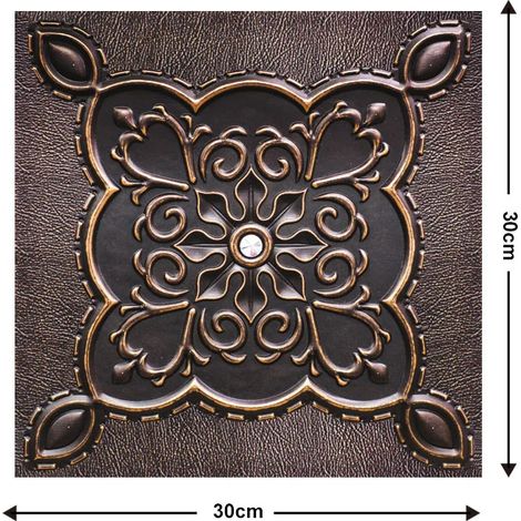 (Style 10, 30X30Cm - 10 pièces) Crédence carrelée auto-adhésive, design épais, convient à toutes les pièces. (1/4)