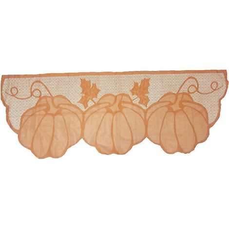 Chemin de table d'automne à motif citrouille, rectangulaire, 152 x 50,8 cm, décoration pour la maison, idéal pour Thanksgiving (1 pièce). (1/5)