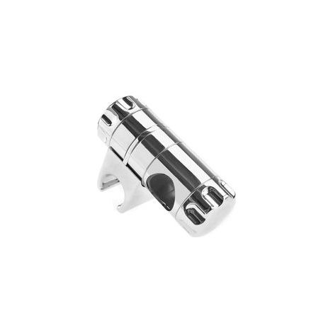 Support de Pomme de Douche, Support de Douche à Main de Remplacement en Abs Support de Support de Serrage de Tête de Rail de Douche Réglable, Pour Barre Coulissante Support de Douche Réglable 25mm (1/4)