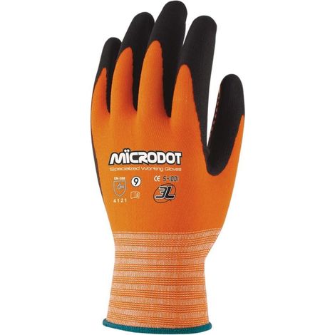 Guante Mecanico S07 Puntos Dot-T 3L Nyl Na/Ne Wx-666 Microdo
