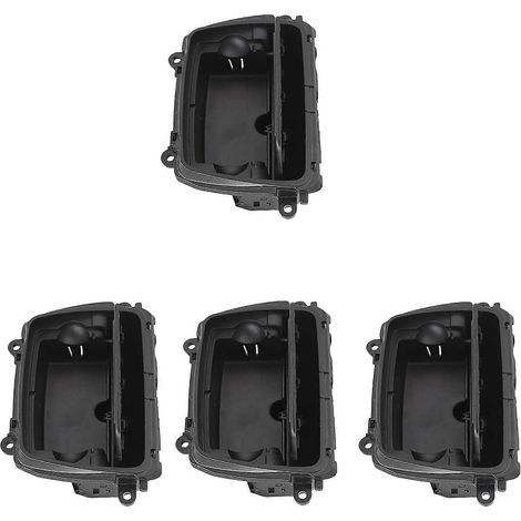 Ensemble de 4 cendriers de console centrale en plastique noir, compatibles avec BMW Série 5 F10 F11 F18 51169206347 (1/4)