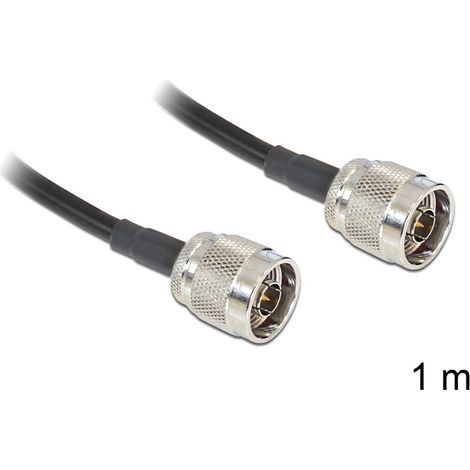 DeLOCK 88680 - Cable coaxial Negro