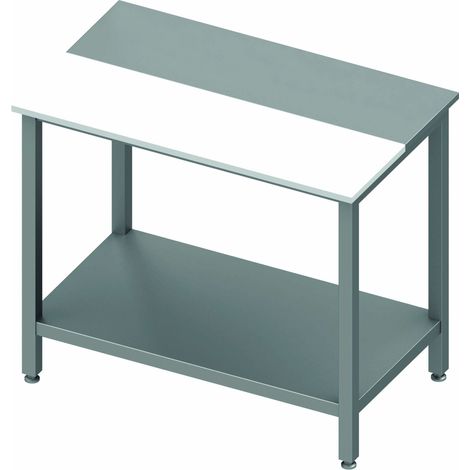 Table de Découpe Inox Centrale - Avec Etagère - Gamme 700 - Stalgast