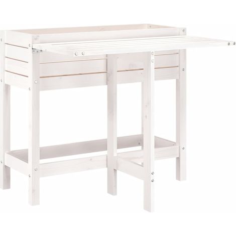 Maison Exclusive - Jardinera con tapa plegable madera maciza de p