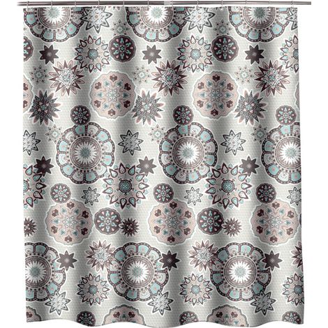 Rideau de Douche,220x200cm en tissu Polyester,Rideau Baignoire beau pour Salle de Bain (1/5)