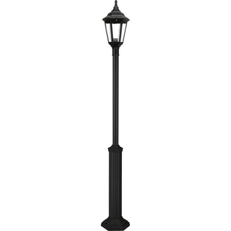 Columna clásica CLIC-CLAC 6 IP44 E27 42W 1910mm Negro