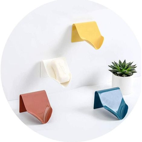 Porte-savon drainable pour douche, salle de bain, baignoire et évier de cuisine, support de savon adhésif sur le mur, support de téléphone multifonction (1/5)