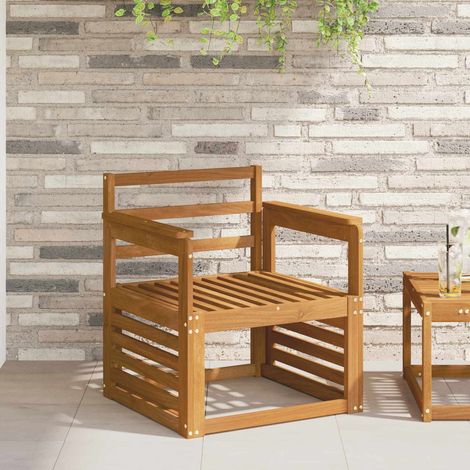 Braccioli 2 pz Marrone 59 x 6 x 61 cm Legno di Acacia Massello vidaXL