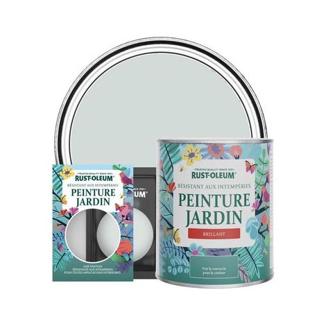 Peinture Jardin, Finition Brillante - Gris Pigeon (1/3)