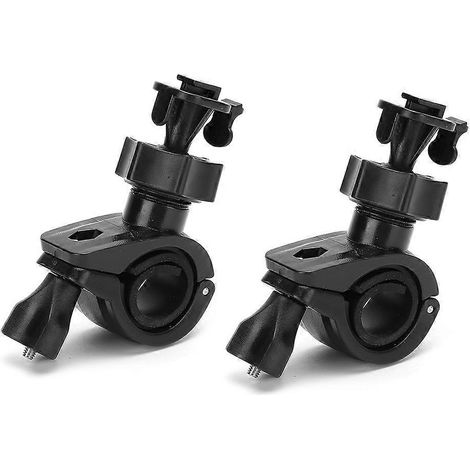 Support de fixation rotatif 360° pour caméra dashcam, 2 pièces, support guidon vélo, montage DVR voiture, étau orientable enregistreur de conduite (1/5)