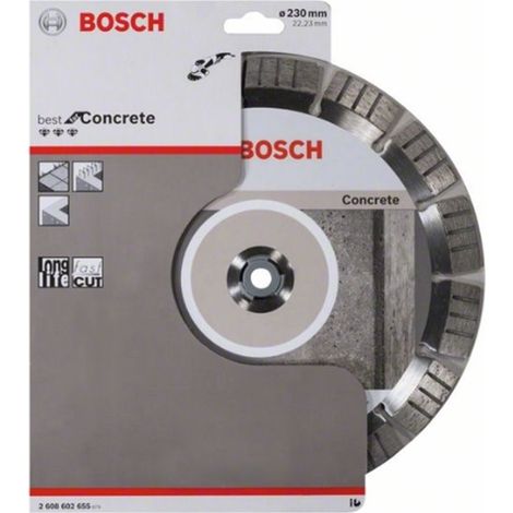 Bosch 2 608 602 655 - Disco de corte de diamante Best for Concrete - 230 x 22,23 x 2,4 x 15 mm (pack de 1)