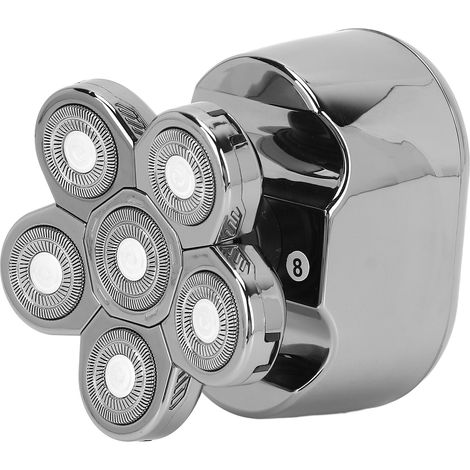 Rasoir électrique 6 en 1 étanche IPX6, coupe-cheveux rechargeable avec meulage automatique et affûtage automatique. (1/5)