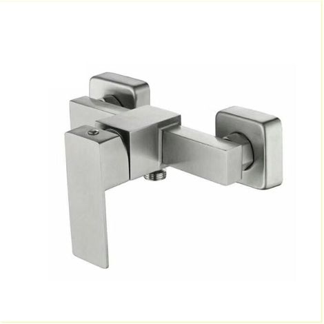 304 Robinet De Douche D’Eau Chaude Et Froide En Acier Inoxydable Robinet De Douche Mitigeur Robinet Carré