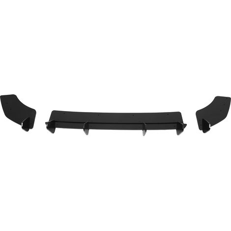 Maxton Style V2 Heckstoßstangenverlängerung in Hochglanzschwarz mit Seitenschwellern und Schürzen, Ersatz für MK7 2013-2016 (1/5)