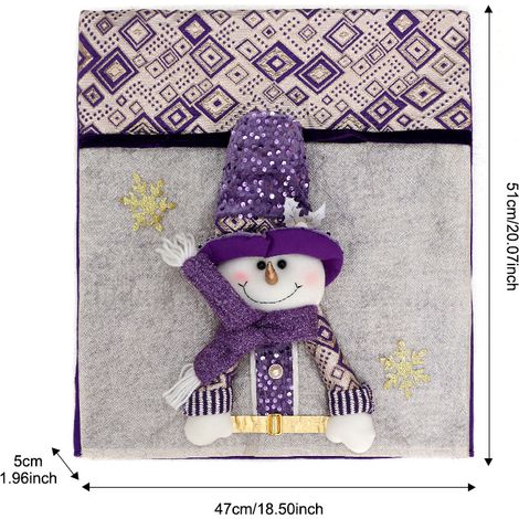 Christmas decorations, chair covers with hats, stool covers, plush chair covers, European and American home decor, mini Christmas scarves
