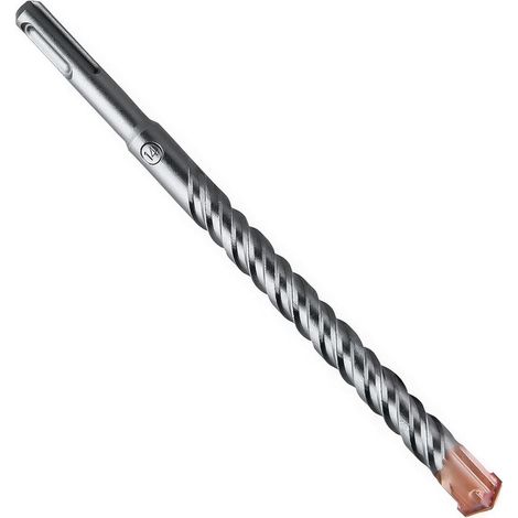 SDS Plus Foret professionnel pour marteau perforateur 14mm200mm avec 4 tranchants en carbure cémenté, foret à maçonnerie, idéal pour percer dans la pierre, le béton, la pierre naturelle, le (1/5)