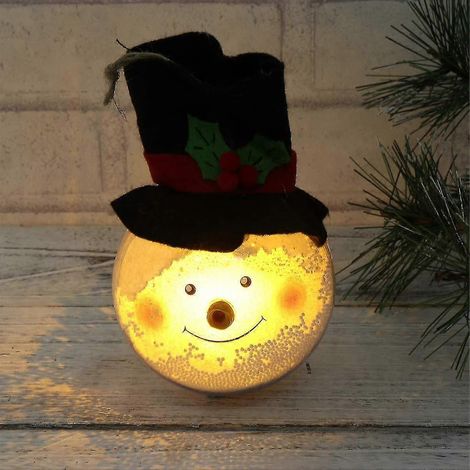Suministros de decoración navideña Luces de bolas transparentes brillantes D (1/3)