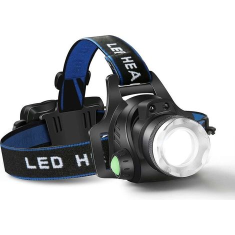 Lampe frontale , lampe frontale LED rechargeable par USB (1/3)