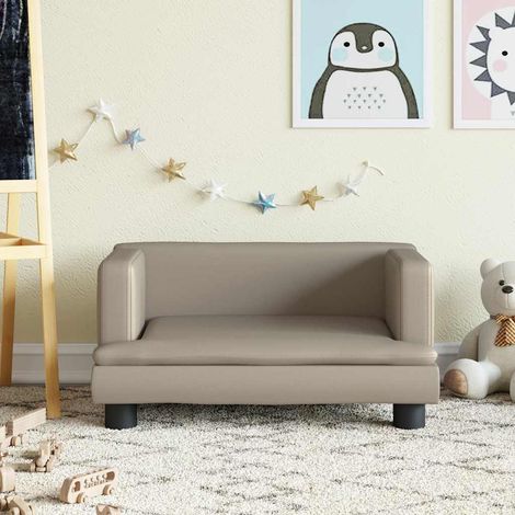 Canapé pour enfants cappuccino 60x40x30 cm similicuir vidaXL
