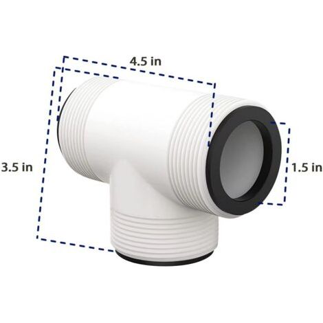 BARKBUSTERS Distributeur de tuyau en T pour piscine, compatible avec les pompes de piscine Intex Coleman (2 pièces), convient aux diamètres de 1,5 pouce. (1/5)