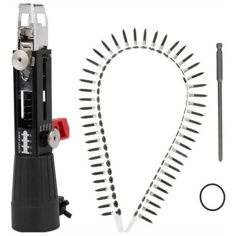 Csparkv – Visseuse à plaque de plâtre avec chargeur – Alimentation électrique – Pour plaques de plâtre et cloisons – Vissage rapide et précis (1/5)