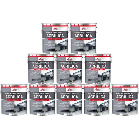 Pintura acrílica para exteriores, impermeable y duradera para fachadas exteriores - ARCAFAÇADE RENOV