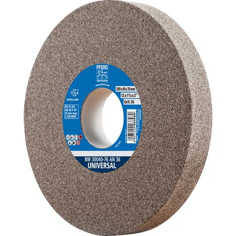 PFERD TOOLS Schleifbockscheibe Ø 300x40mm Bohrung-Ø 76 mm A36 für universelle Schleifaufgaben (1/5)