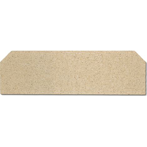 Déflecteur centré pour poêles à cheminée Venus de Fireplace - vermiculite - dimensions d'encastrement parfaitement adaptées (1/3)