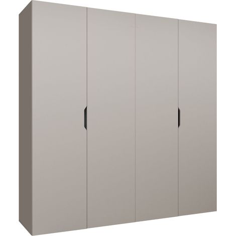 Armario Hartford 513, Cachemira, 202x200x50cm, Puertas de armario: Con bisagras, Número de estantes: 0 (1/4)