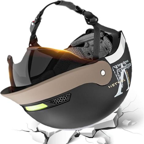 Casque Open Face Casque Ouvert avec Visière (1/5)