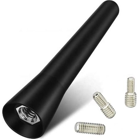 Universal AM FM A442 Car Radio Roof Antenna Short 6.5cm Aluminum Aerial for VW Golf Polo Up Black (1/5)